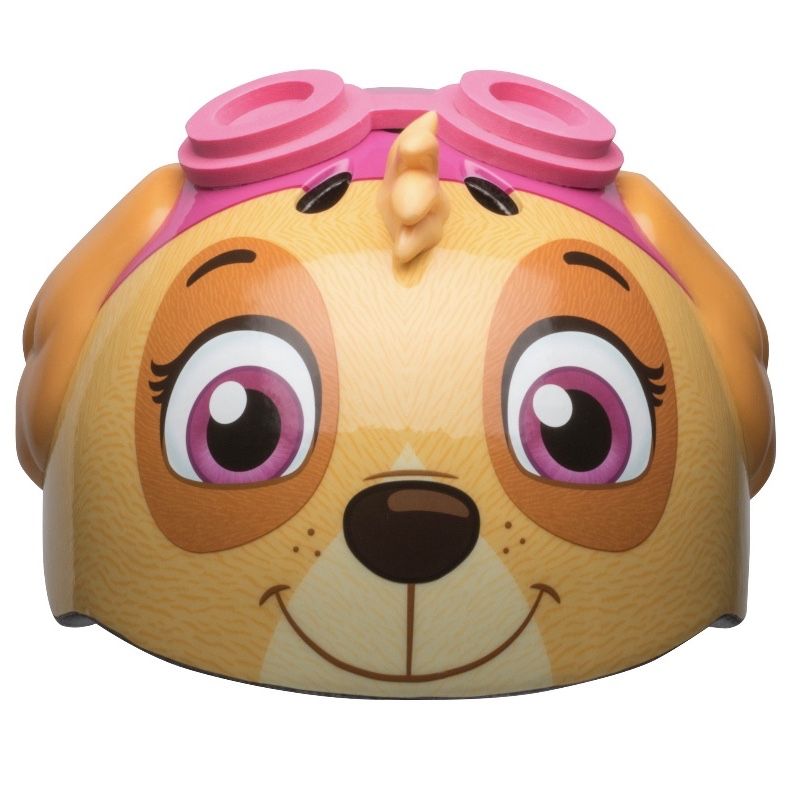 Paw Patrol 3D Skye Bike Helmet AND Paw Patrol Skye Elbow & Knee Pad Set with Bike Bell Value Pack
