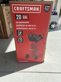 New Craftsman 20 Gallon Air Compressor – 175 PSI