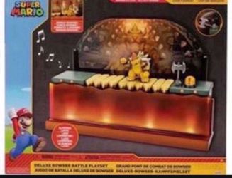 Super Mario Deluxe Bowser Battle Playset