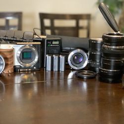 Sony ZV-E10 Mirrorless 4K Camera Kit 16-50mm Lens Interchangeable Lenses