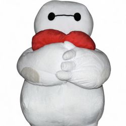 baymax with heart plush