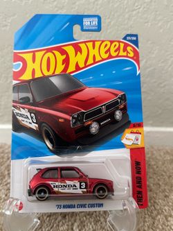 🔥Hot Wheels '73 Honda Civic Custom Super Treasure Hunt 🔥