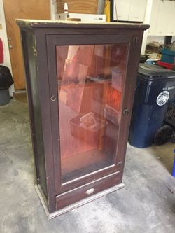 Old gun cabinet