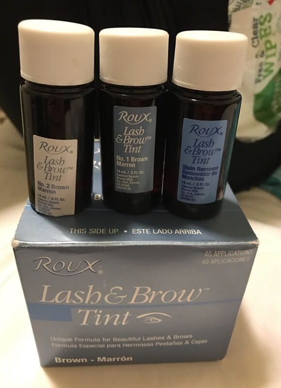 Brown Roux lash and brow tint