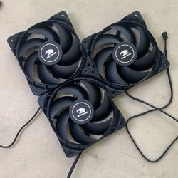 iBuyPower Pc Cooling Fans. Black. 3 Pin Cable 