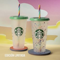 Starbucks Mexico Exclusive Cold Cup Confetti 