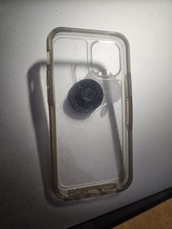 Iphone 12 Mini Clear Case Pop It Holder(can Be Removee)