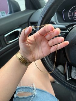 21K gold necklace