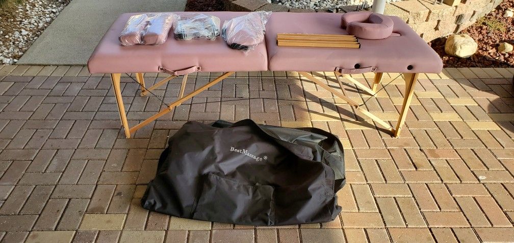 NEW pink best massage table