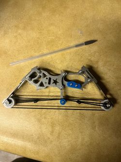 Mini Metal Compound Bow with Arrow
