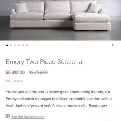 Emory Two Piece Sectional 