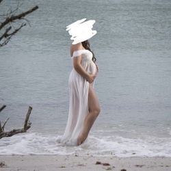 White - Lace - Bordeaux - Maternity