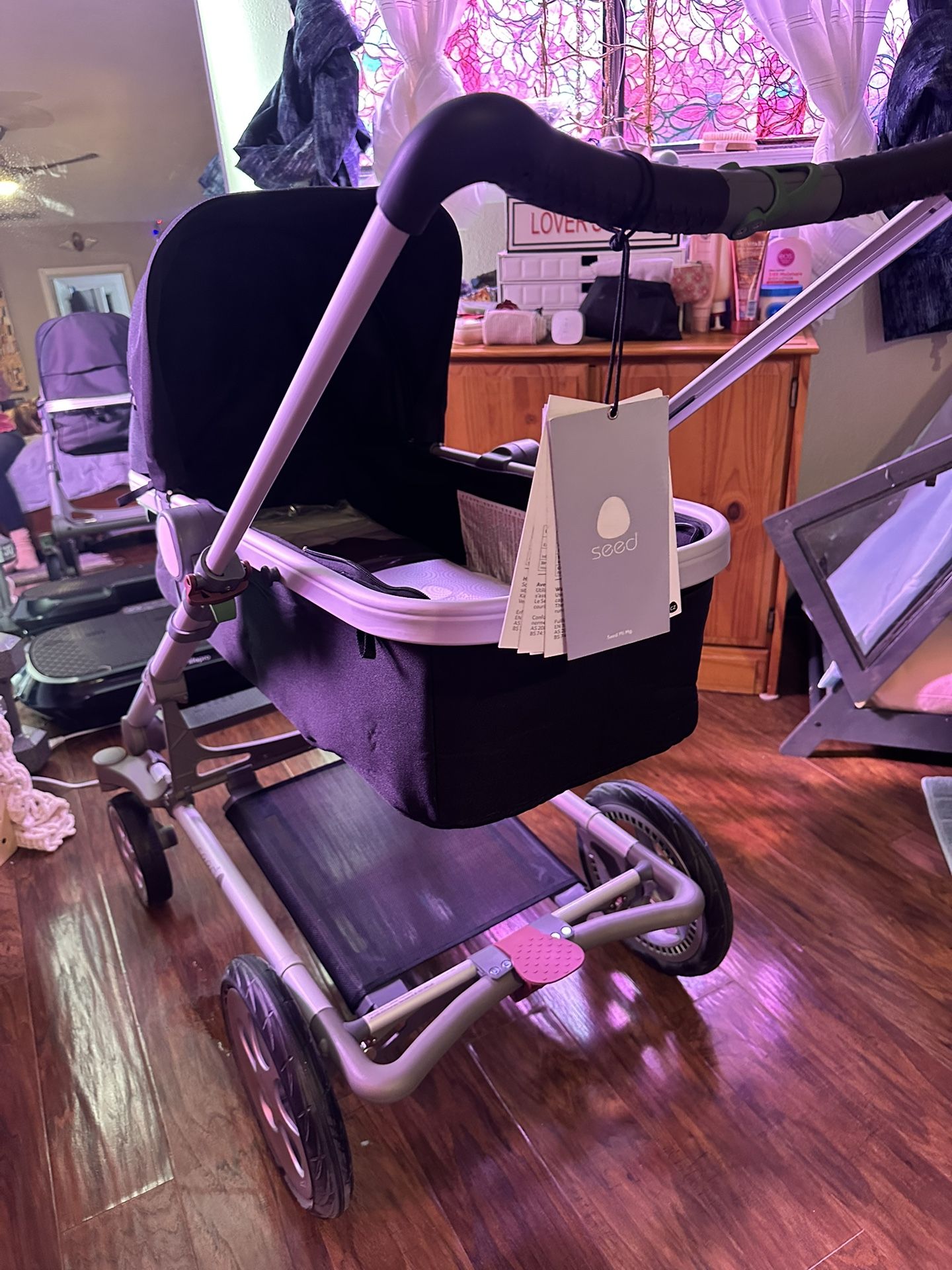 Silver Pli Seed stroller/buggy