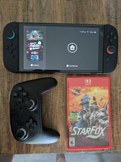 Nintendo Switch 2 Console Bundle with Pro Controller and Physical copy of Star Fox