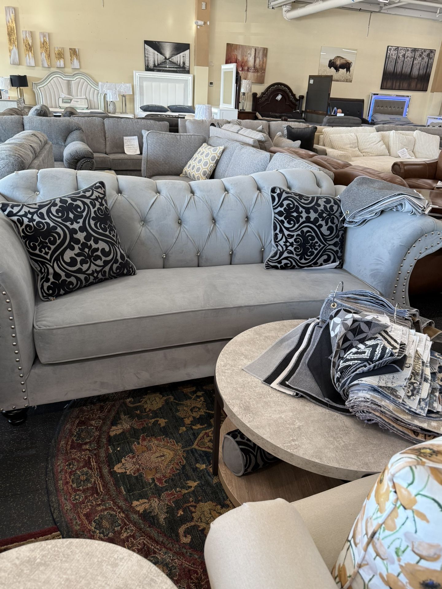 Sofa & Love Seat On Sale USA 🇺🇸 MADE choose Your Fabric