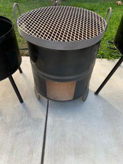 Fire pit with grill