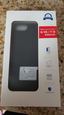 Iphone 6/6s/7/8 charger case. Not for the plus sizes.