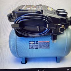 MCGRAW 3 Gallon, 110 PSI Oil-Free Light-Duty Hot Dog Air Compressor