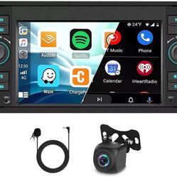 7 Inch QLED Touch Screen Car Stereo Radio for Toyota Corolla 2000-2006