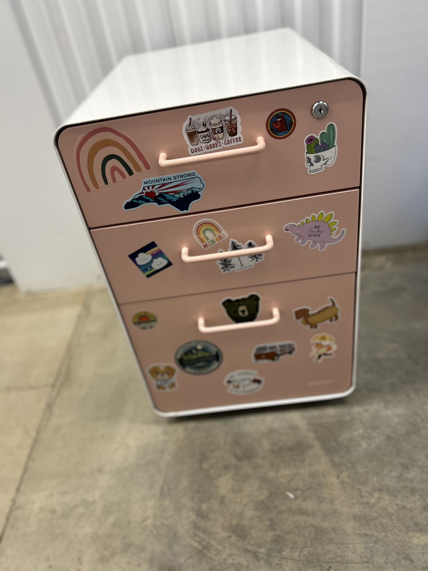 Poppin Stow 3-Drawer File Cabinet