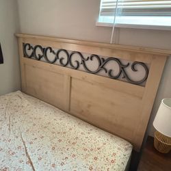 3 Piece Set Includes Queen Headboard, 5 Drawer Dresser & Long 6 Drawer Dresser 