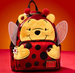 70 NEW Loungefly Disney Winnie the Pooh Ladybug Mini Backpack