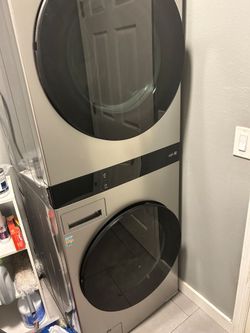 LG Stacked Washer Dryer Unit