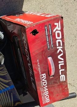 Rockville 14" Flip Down Car Monitor & DVD Player (RVD14BGB) - Used