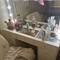 White vanity 