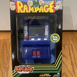 Brand new arcade classics mini arcade rampage