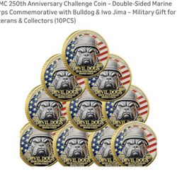 USMC 250th Anniversary Challenge Coin