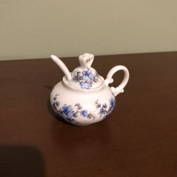 Floral Sugar Pot