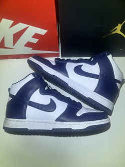 Nike Dunk High Midnight Navy Size 9