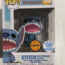 -Stitch with Record Player Chase Funko POP! #1048