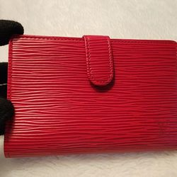 Authentic Louis Vuitton Small Wallet Epi Red Preloved