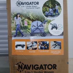 ** NEW BABY TREND NAVIGATOR PLUS 2-N-1 STROLLER WAGON