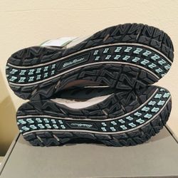 NEW EDDIE BAUER HIKING SHOES MULTI-TERRAIN WOMEN’S SIZE 8 CINDER OCEAN