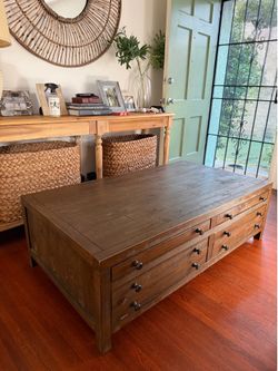 Rustic Wood Coffee Table