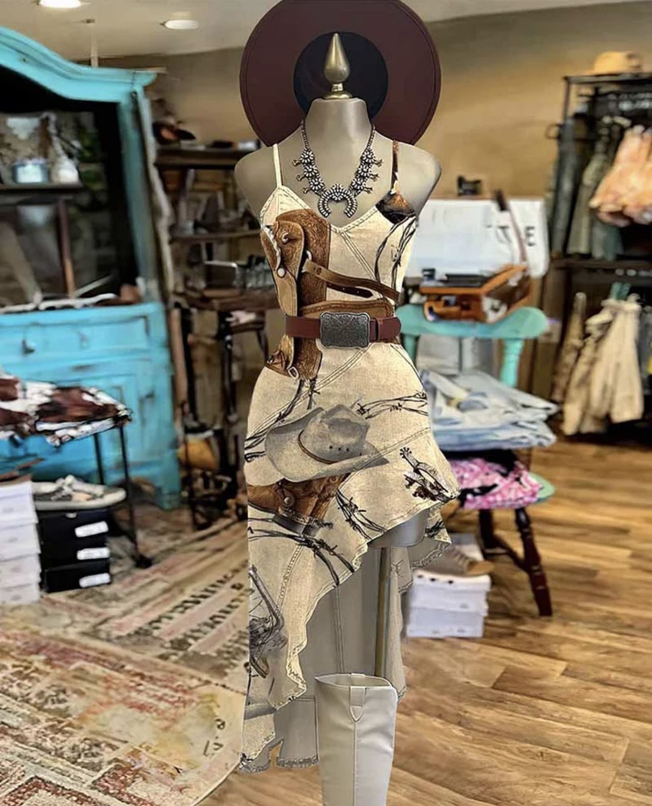 Western Cowboy Style Western Dress