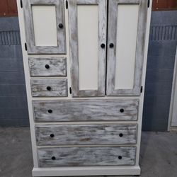 Wardrobe Solid Pine Wood