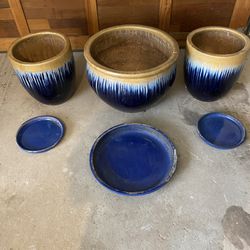 Planters Pots With Saucers