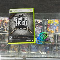 Guitar Hero Metallica Xbox 360 $60