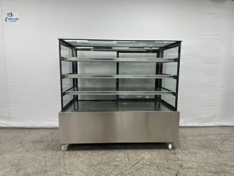 NSF 60 inch Full Size Pan Dry Bakery Pastry Display HT-C-1500-D