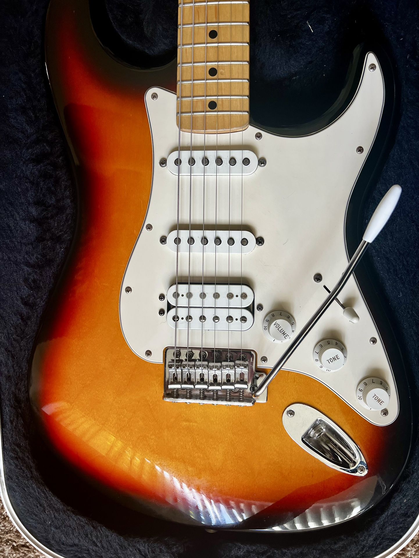 2003 fender Stratocaster HSS with case. Trades considered.