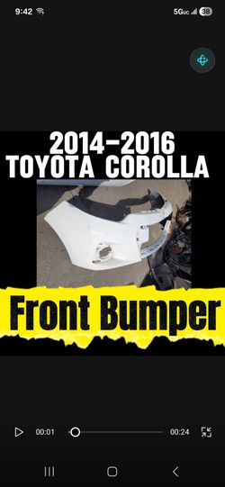 2014/2015/2016 Toyota Corolla Front Bumper Cover