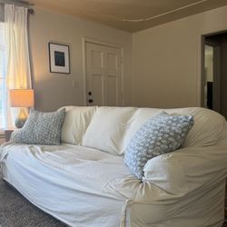 Couch With Slip Cover 