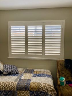 Interior Wood Shutters- Custom, Plantation, Professional Installation, Licensed Company, Window Treatments & Coverings, Persianas De Madera, Espanol