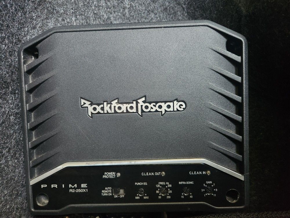 Rockford Amp +sub 10"
