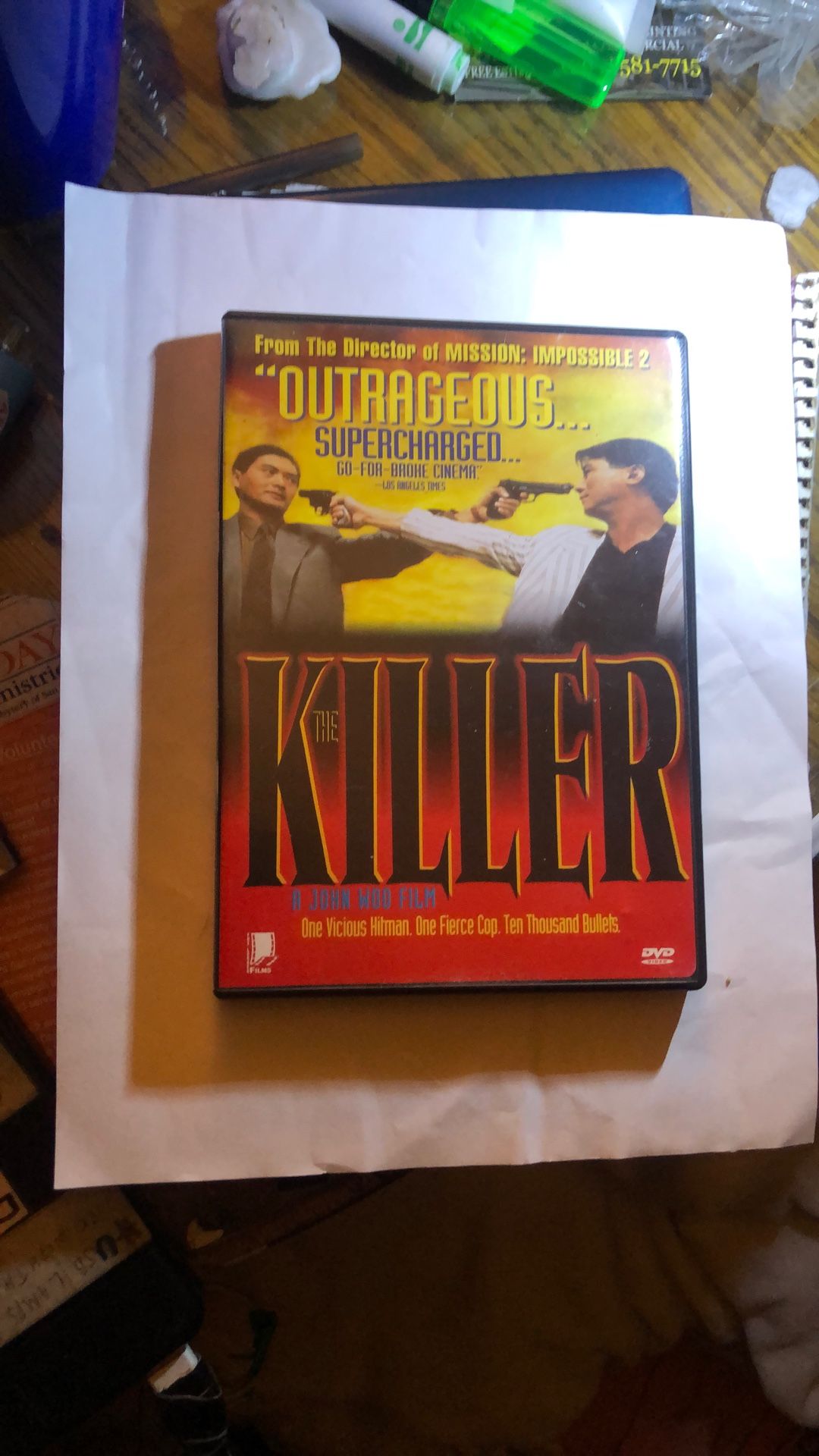 The Killer, A John Woo Film, DVD