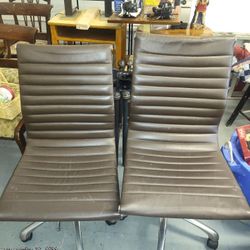 2 Great Office Chairs They Swivel And Go Up And Down And Lean Back 
